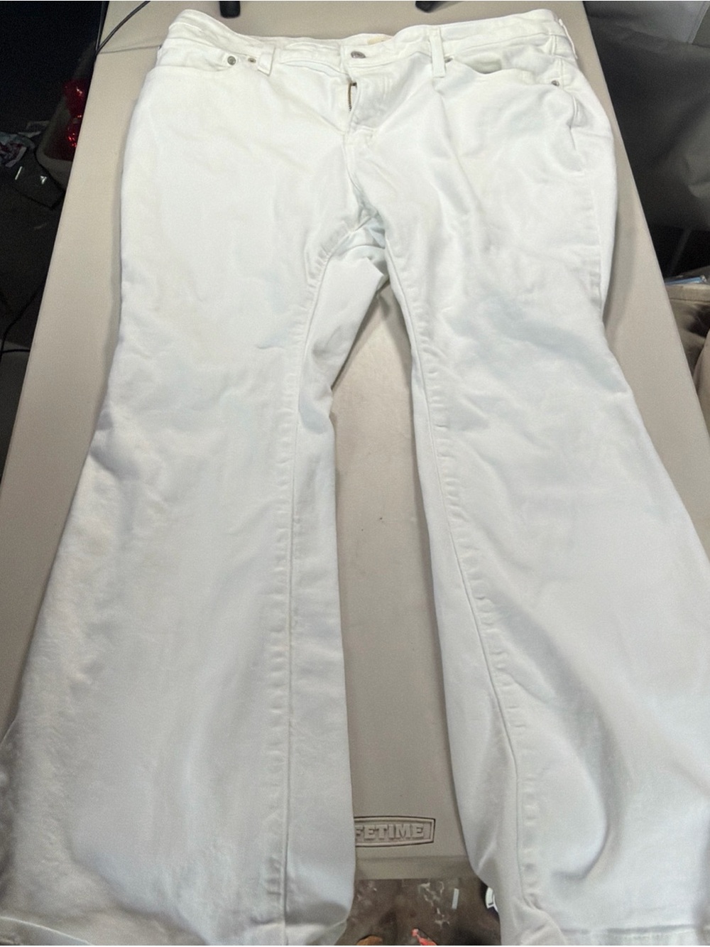 White Women's Flared Jeans 34 x 30
